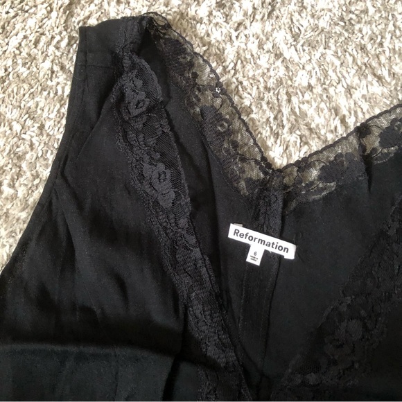 Reformation Cristina Top - Black - Picture 5 of 7